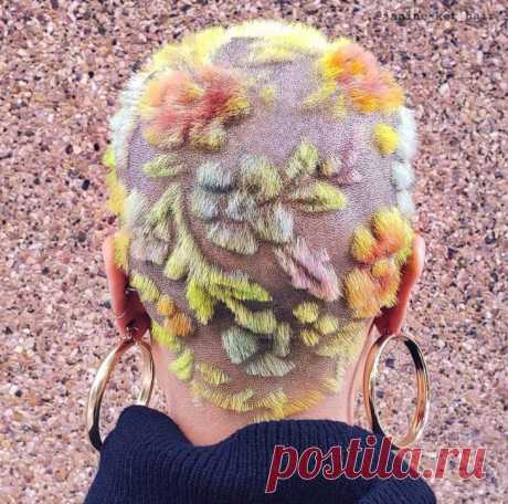 Цветочная стрижка.