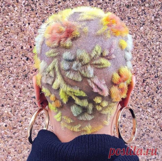 Цветочная стрижка.