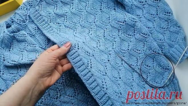 Как легко и просто набрать петли для планки кардигана