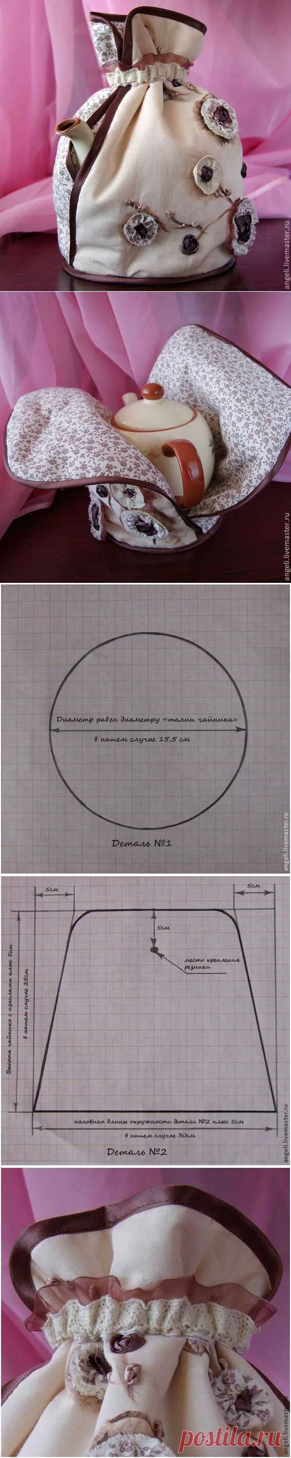 Мешочек-хранительница для заварочного чайника. Шьем сами | Самоделкино