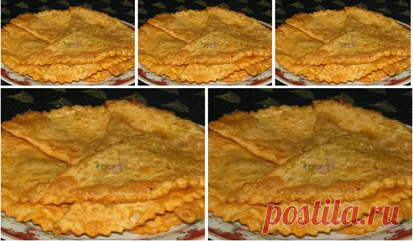 «Крымские» чебуреки из слоеного теста — Кулинария