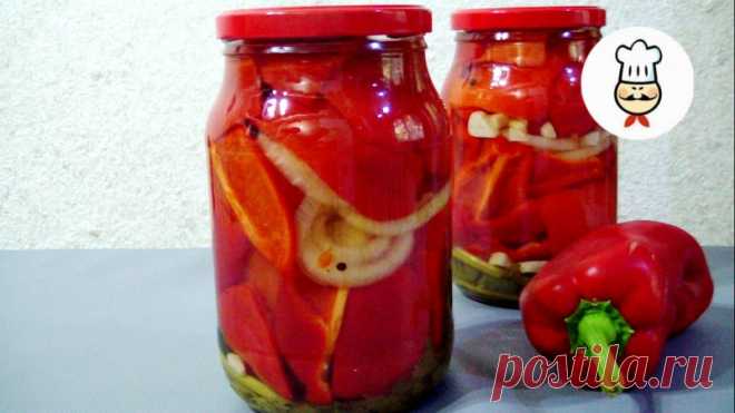 Закусочный маринованный перец — Кулинарная книга - рецепты с фото