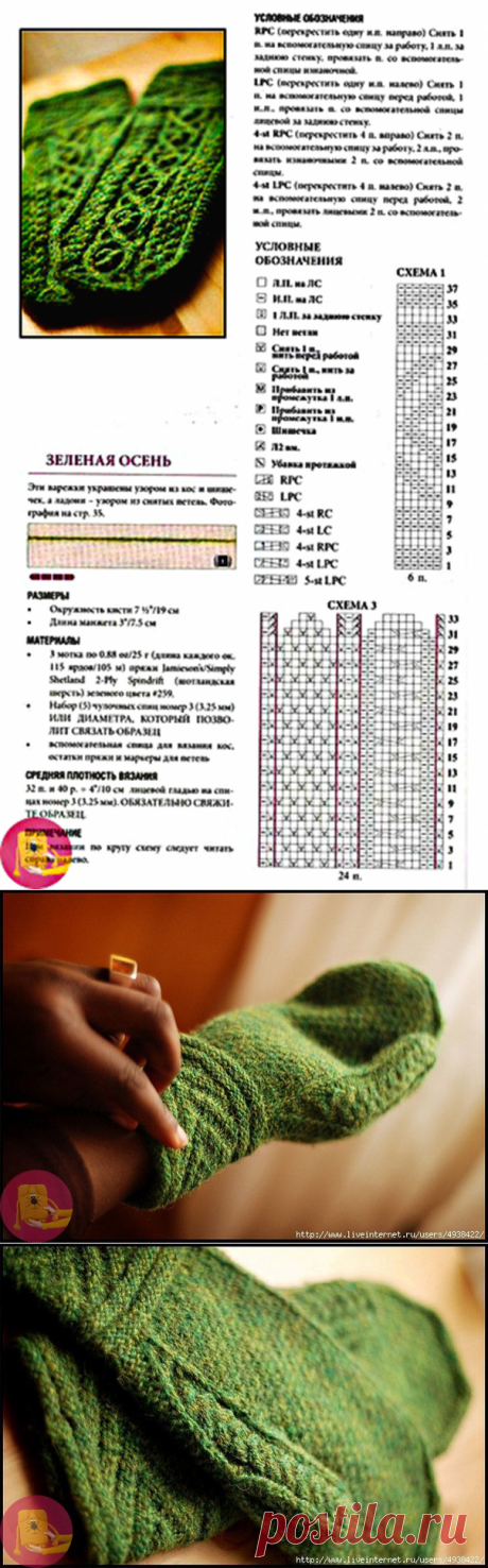 Шерстяные зимние варежки — Сделай сам, идеи для творчества - DIY Ideas