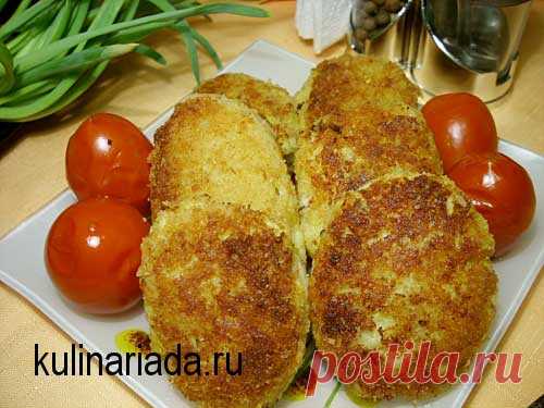 Рыбные котлеты с творогом >> Кулинариада