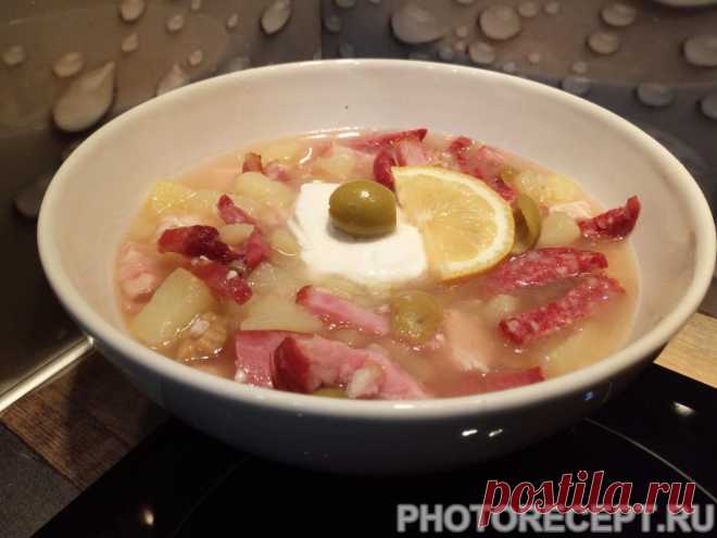 Солянка сборная мясная - рецепт-выручалка на обед