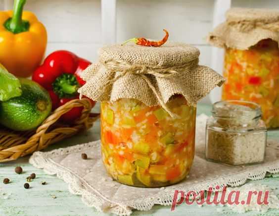 Салат из кабачков на зиму - рецепт приготовления с фото от Maggi.ru