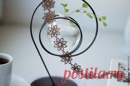 Кружевной комплект "Паутинка" - колье и серьги - колье, колье ручной работы, кружево