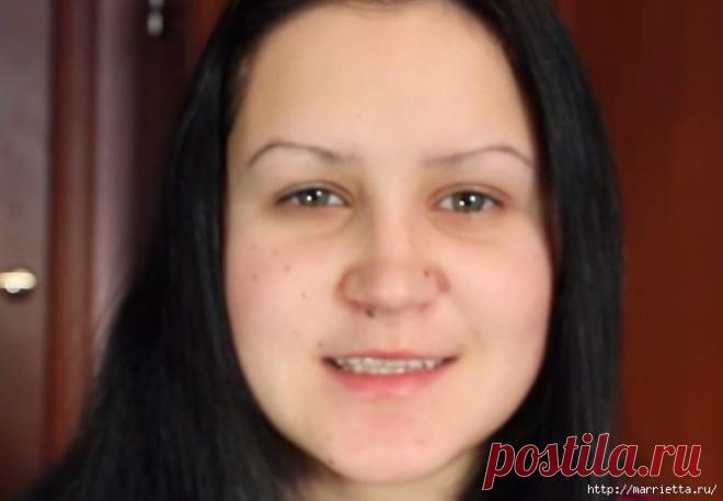 Дневной макияж для нависшей формы века