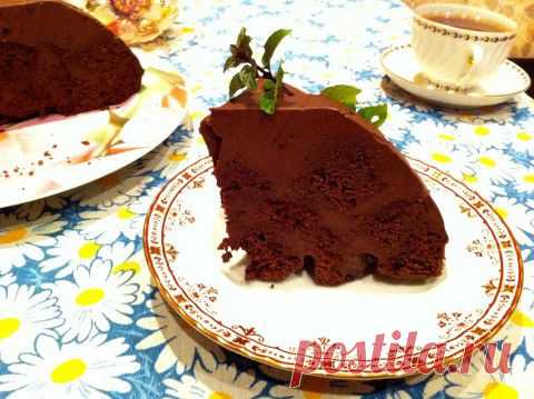 Какао-шоколадный десерт. Трюфель.