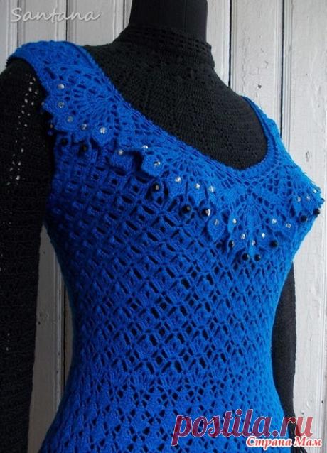 Платье-сарафан "Русалочка". - Вязание - Страна Мам