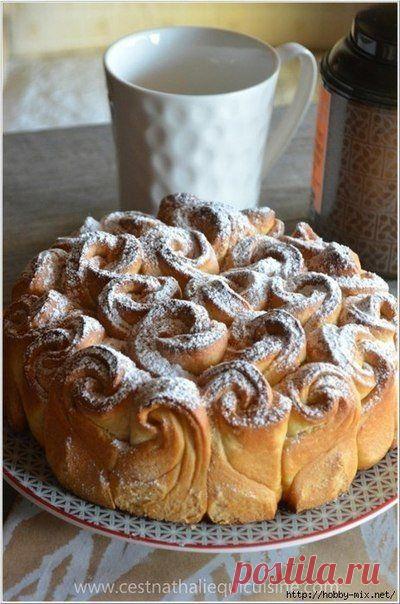 Пирог из роз