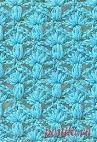 Схемы узора "Ракушка"