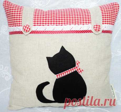 Подушка декоративная hand made &quot;Котенок&quot;