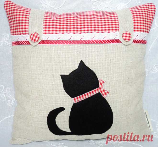 Подушка декоративная hand made "Котенок"
