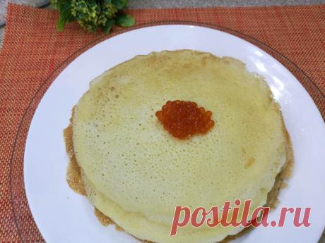Секрет приготовления тонких ажурных блинчиков на кипятке без использования соды и дрожжей... Рецепт приготовления ажурных блинов