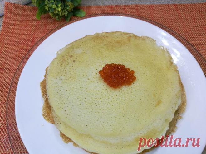 Секрет приготовления тонких ажурных блинчиков на кипятке без использования соды и дрожжей... Рецепт приготовления ажурных блинов
