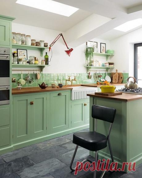 Кухня фисташкового цвета: 70 идей дизайна интерьера от IVD.ru