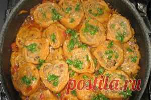 МЯСНЫЕ РУЛЕТИКИ В ПОДЛИВЕ |