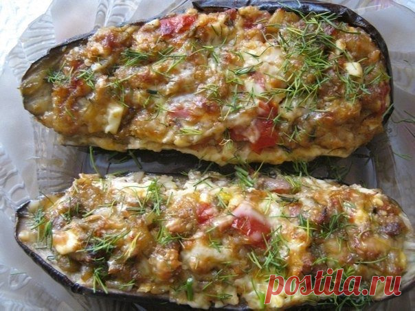 Вкусняшки: Баклажаны, фаршированные по-каталонски