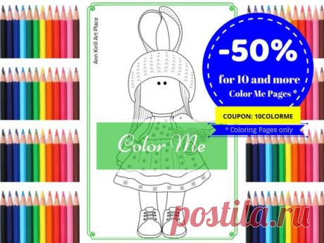 Stay At Home Activity, Girl Digital Stamp, Summer Coloring Page, What to Do at Home, Cardmaking, Interior Bunny Girl Stamp by Olga K Hello, dear visitor! We are happy you are here!  Here we present new product at our shop – doll stamps and coloring pages. Our girl digital files are good for coloring, scrapbooking, cardmaking and interior decor.  Attached are 2 JPEG files: 1. girl with face 2. girl without face  Size is standard