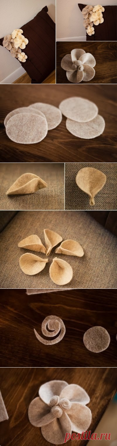 Декорируем подушку