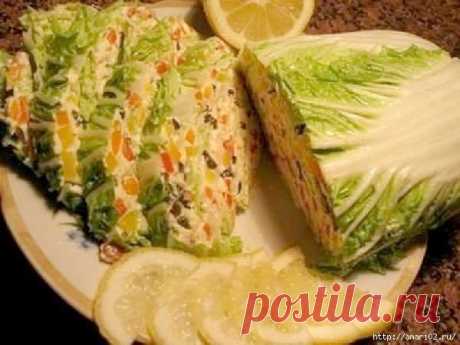 Закусочная пекинская капуста.