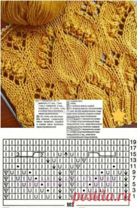 ​Красивые узоры крючком и на спицах
