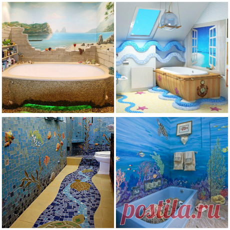 Beach themed bathroom: get inspired by ideas for beach bathroom design