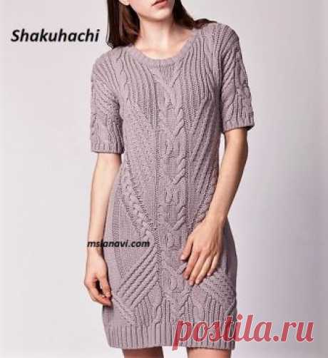 Вязаное платье от Shakuhachi | Вяжем с Лана Ви