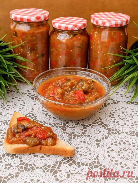 Салат из баклажанов на зиму