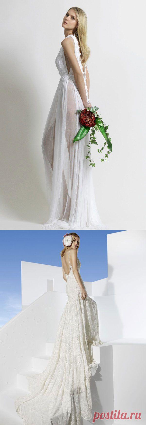 ТВОЁ СВАДЕБНОЕ ПЛАТЬЕ  - ПО ЗНАКУ ЗОДИАКА !!!  **Рак. Стиль  — элегантность. Вам близки наряды классических, женственных силуэтов, а-ля Одри Хепбёрн, но образе моды. *Твоё: Платья без бретелек, плотно облегающие талию, с приспущ/плечами - это твой выбор. Вместо белого наряда, астрологи рекомендуют - оттенок слоновой кости, и на ткани с тонкой вышивкой.