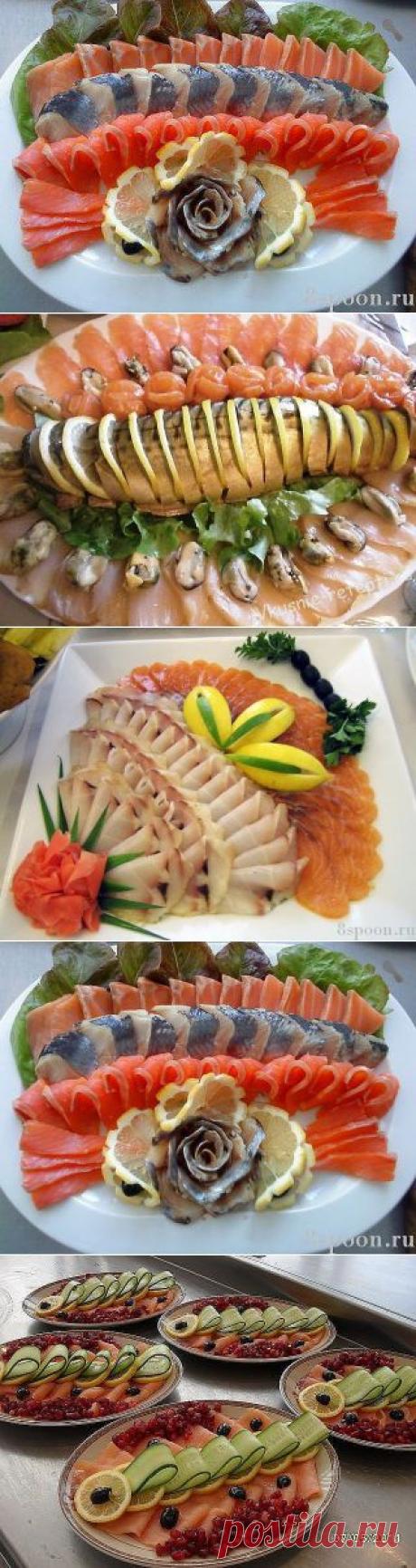 Праздничная рыбная нарезка