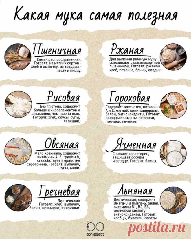 Какая мука самая полезная