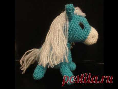 ЛОШАДКА символ 2014 года Часть 1 Вязание крючком HOBU symbol of 2014 Part 1 Crocheting