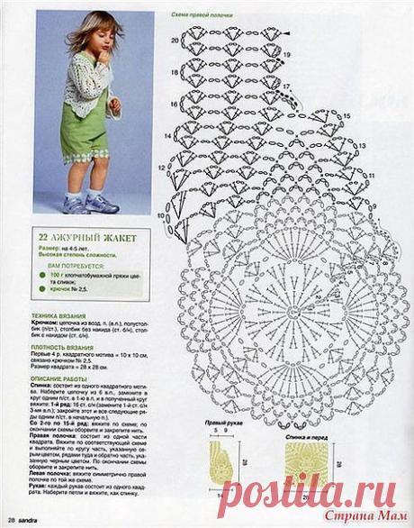 Ажурный жакет