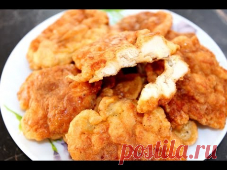 Куриные растрепки. Пошаговый рецепт.