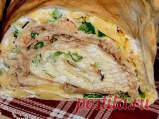 Самые вкусные рецепты: Рулет "Мимоза"