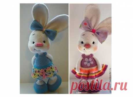 Амигуруми. Зайка в платьице - Handmade-Paradise