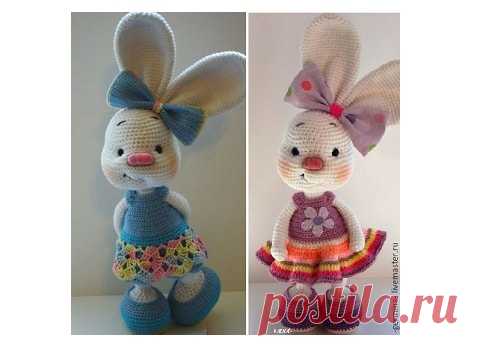 Амигуруми. Зайка в платьице - Handmade-Paradise