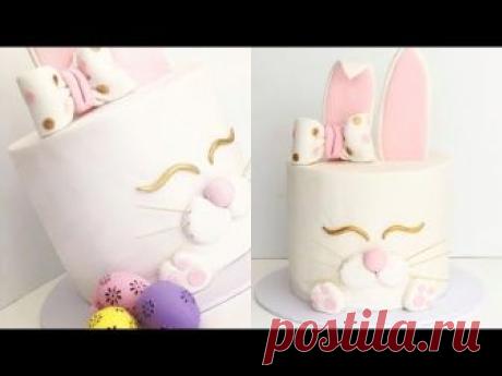 Elegant EASTER BUNNY cake!