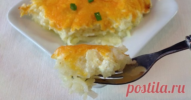 Потрясающая картофельная запеканка,которая сводит с ума своим вкусом !
Надо срочно ее приготовить)