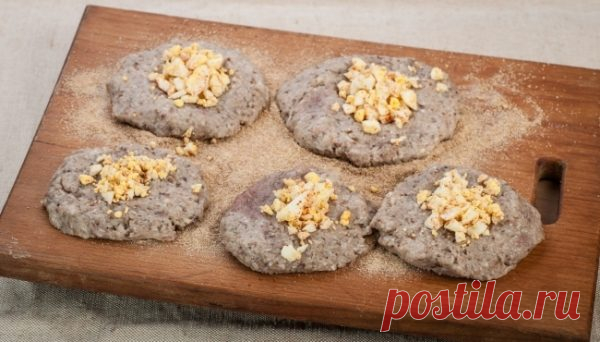 Сытные гречаники с яичной начинкой - Великий повар - пошаговые фоторецепты