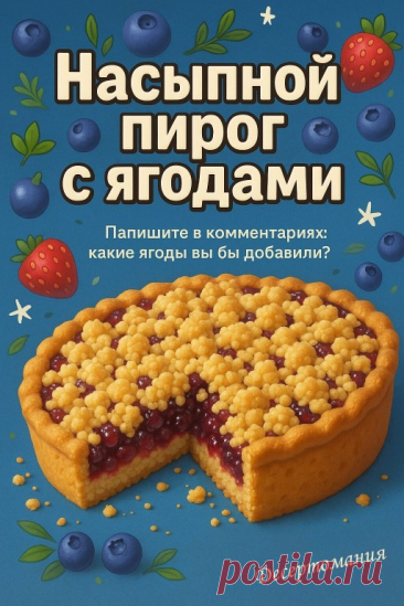 🌟 Попробуйте это дома: «Пирог из детства» с ягодами! 🍓🥧 Друзья,... | Интересный контент в группе Десертомания