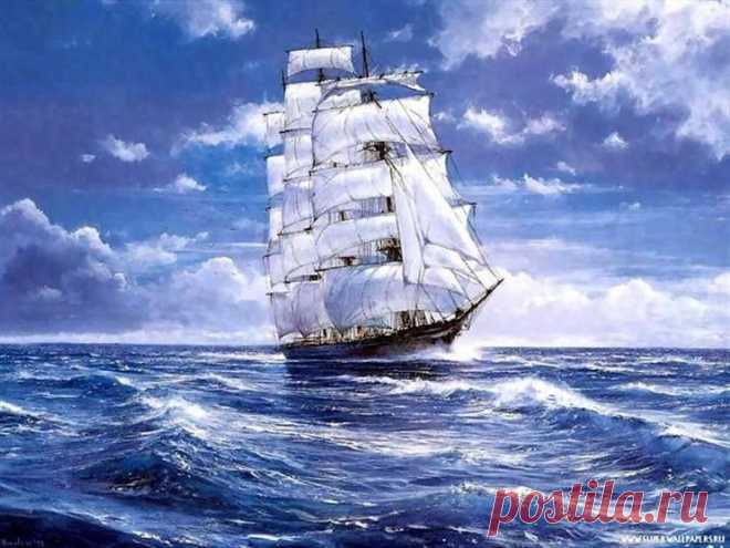 "Корабль в море" 2260 руб.