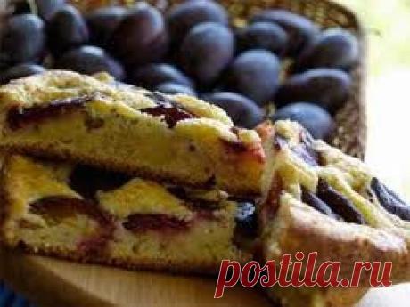 Пирог со сливами, рецепт пирога с сливой «Венгеркой»: открытый, песочный, быстрый и очень вкусный [986]