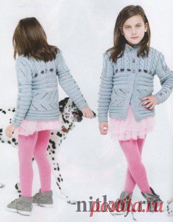 Курточка для девочки » Ниткой - вязаные вещи для вашего дома, вязание крючком, вязание спицами, схемы вязания