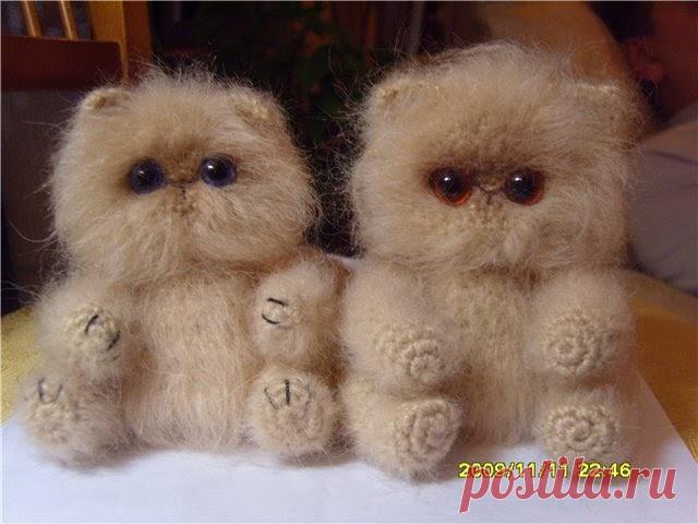 Вяжем очаровательного пушистого котёнка Блог о рукоделии, кулинарии, домоводстве, об интересном в сети,