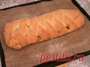 Слоеный пирог с рыбой и картофелем