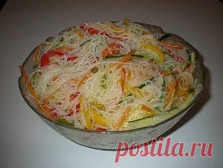 Салат «Фунчоза с овощами»