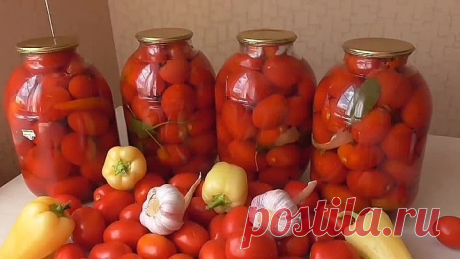 Обалдено вкусные помидоры на зиму. Без заморочек!
